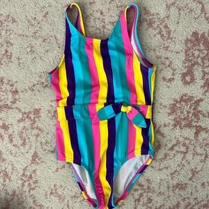 Rainbow Striped Swimsuit